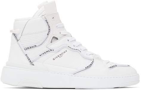 givenchy fake sneakers white|Givenchy wing high top sneakers.